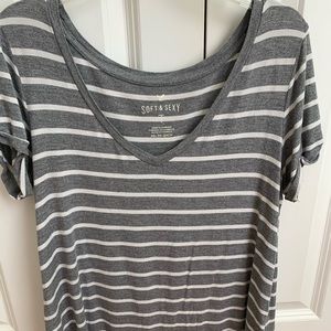 American eagle striped short sleeve